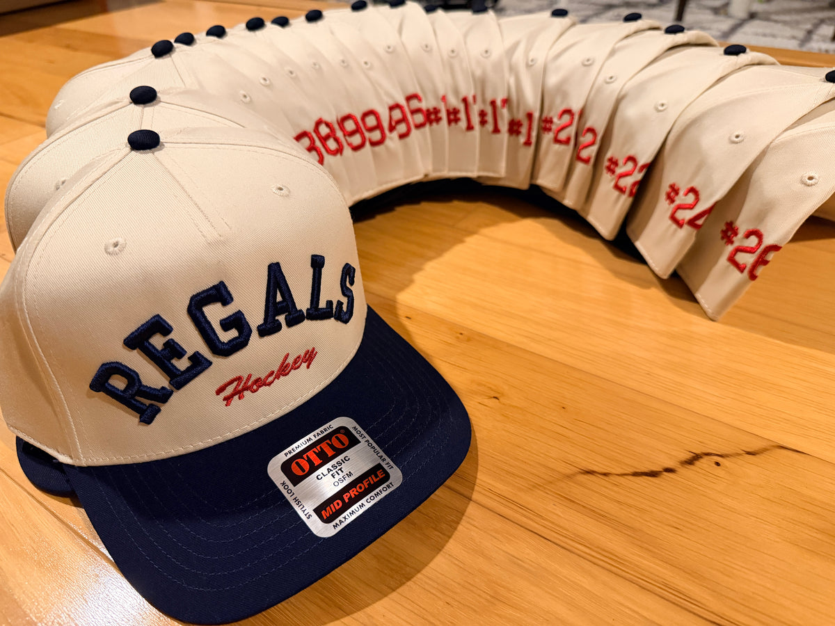Custom Embroidery 3D puff foam hat, custom team/school/sport name