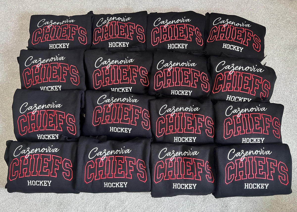 Custom Team Embroidered Sweatshirt/Hoodie