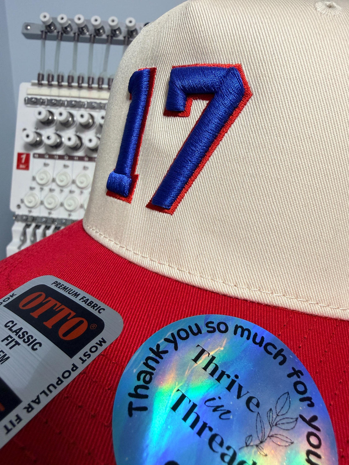 Custom Embroidery 3D puff number/letters hat, custom number, players number hat, Buffalo Football hat, 17 MVP, sports team hat, gameday hat