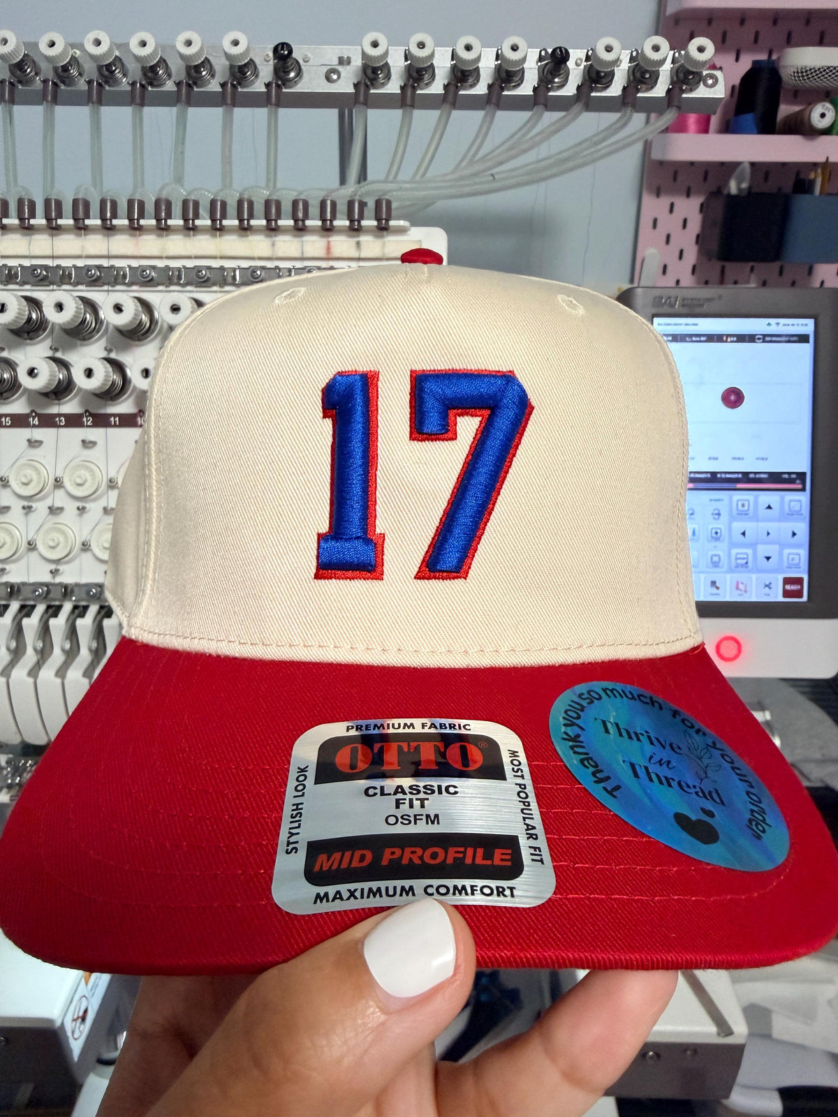 Custom Embroidery 3D puff number/letters hat, custom number, players number hat, Buffalo Football hat, 17 MVP, sports team hat, gameday hat