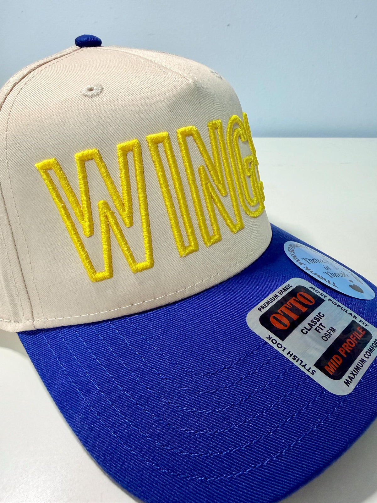 Custom Embroidery 3D puff foam hat, custom team name, custom school mascot name, custom player's number, team spirit hat, school spirit hat