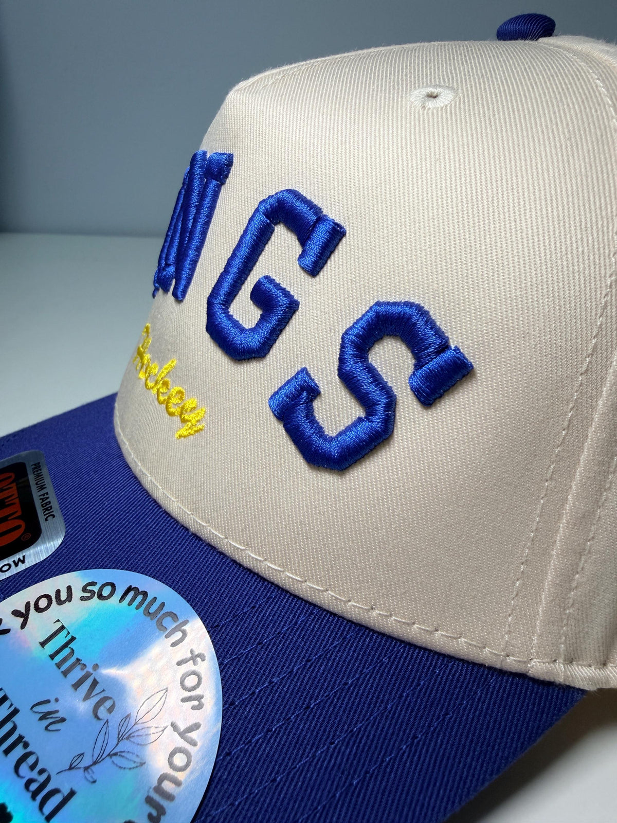 Custom Embroidery 3D puff foam hat, custom team/sport name