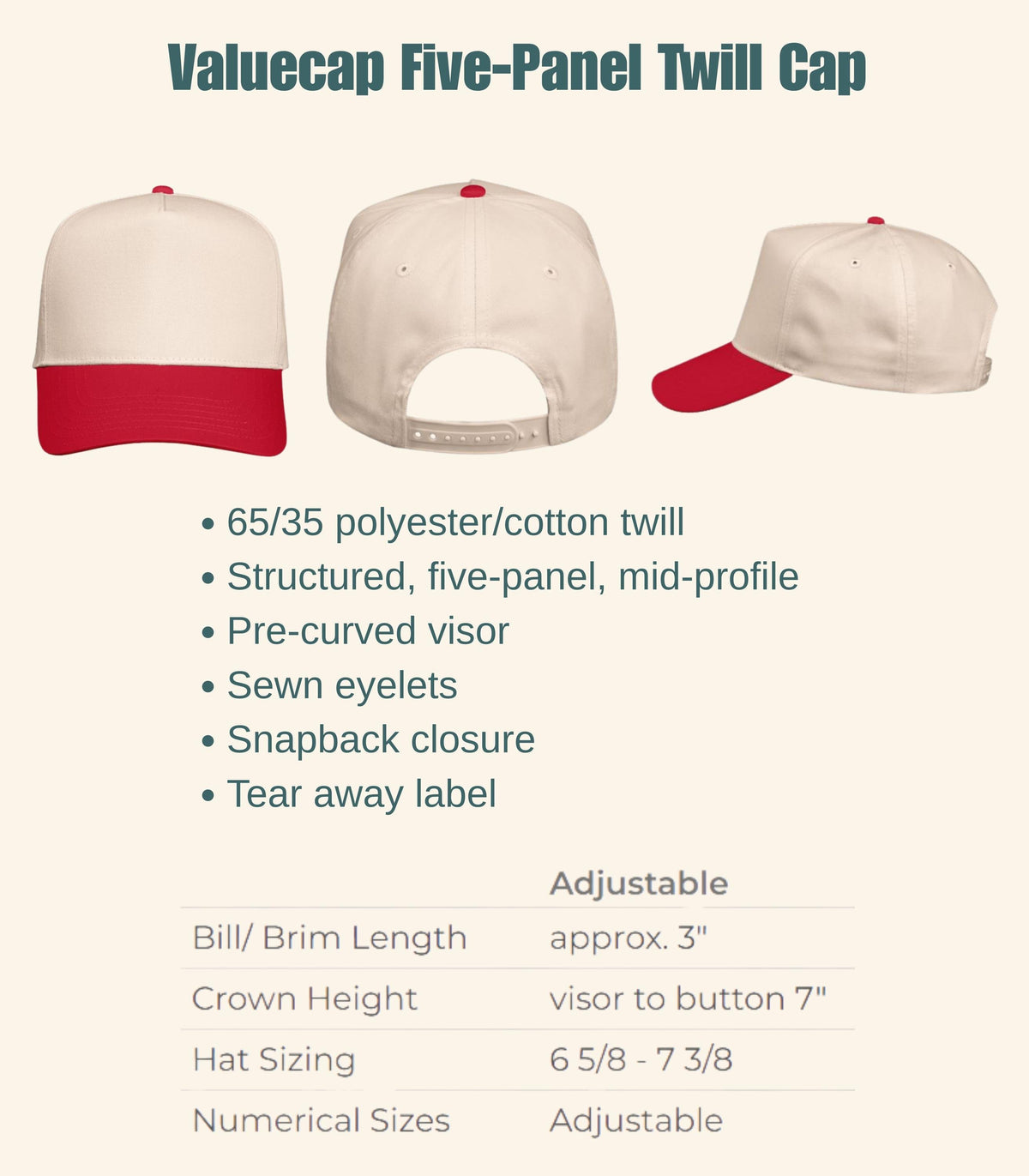 Custom Embroidery Team/School/City/State Spirit hat