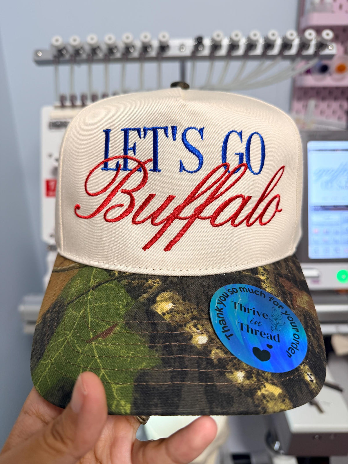 Custom Embroidery Team/School/City/State Spirit hat